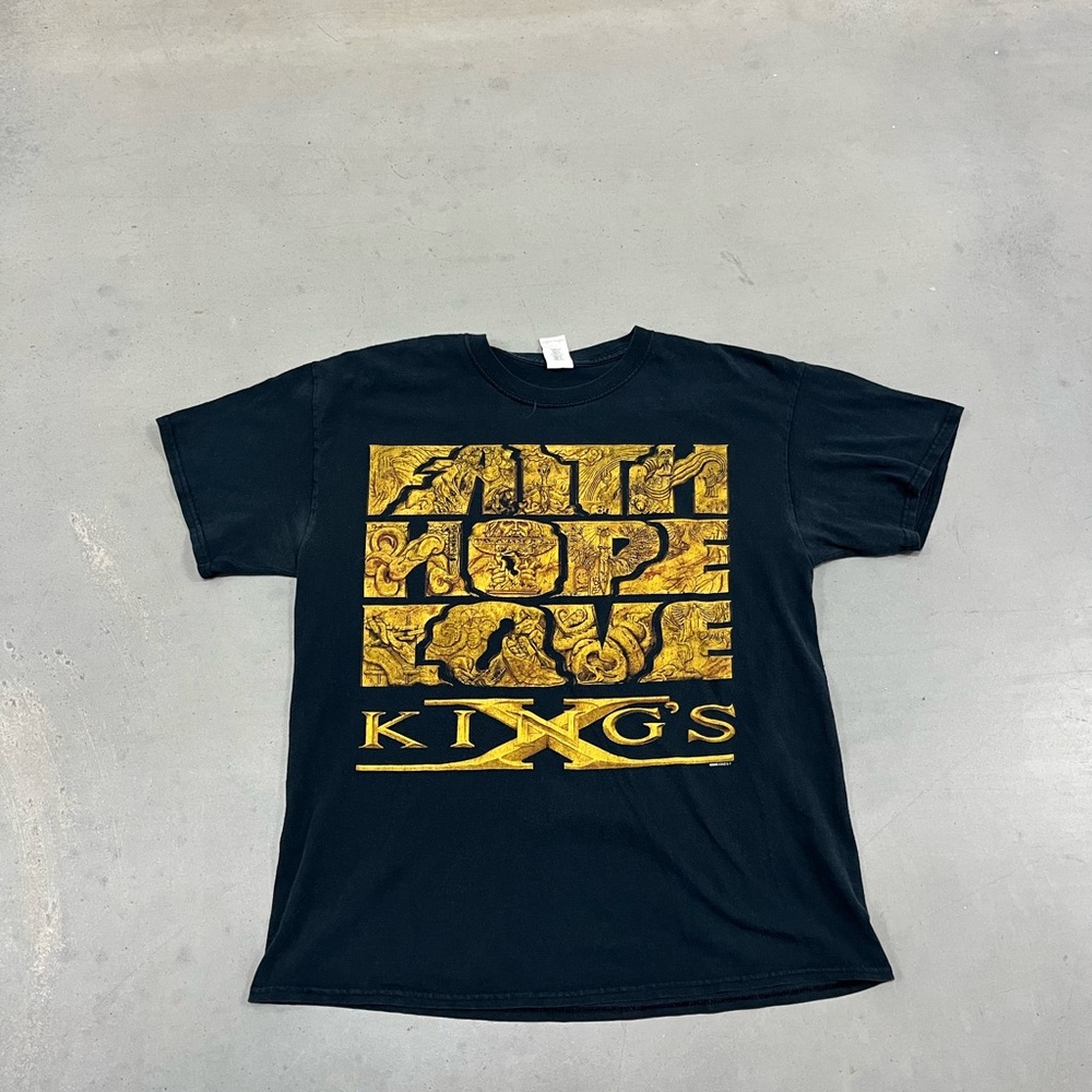 Vintage Y2K Kings X 2006 Faith Love Hope T-Shirt Size L